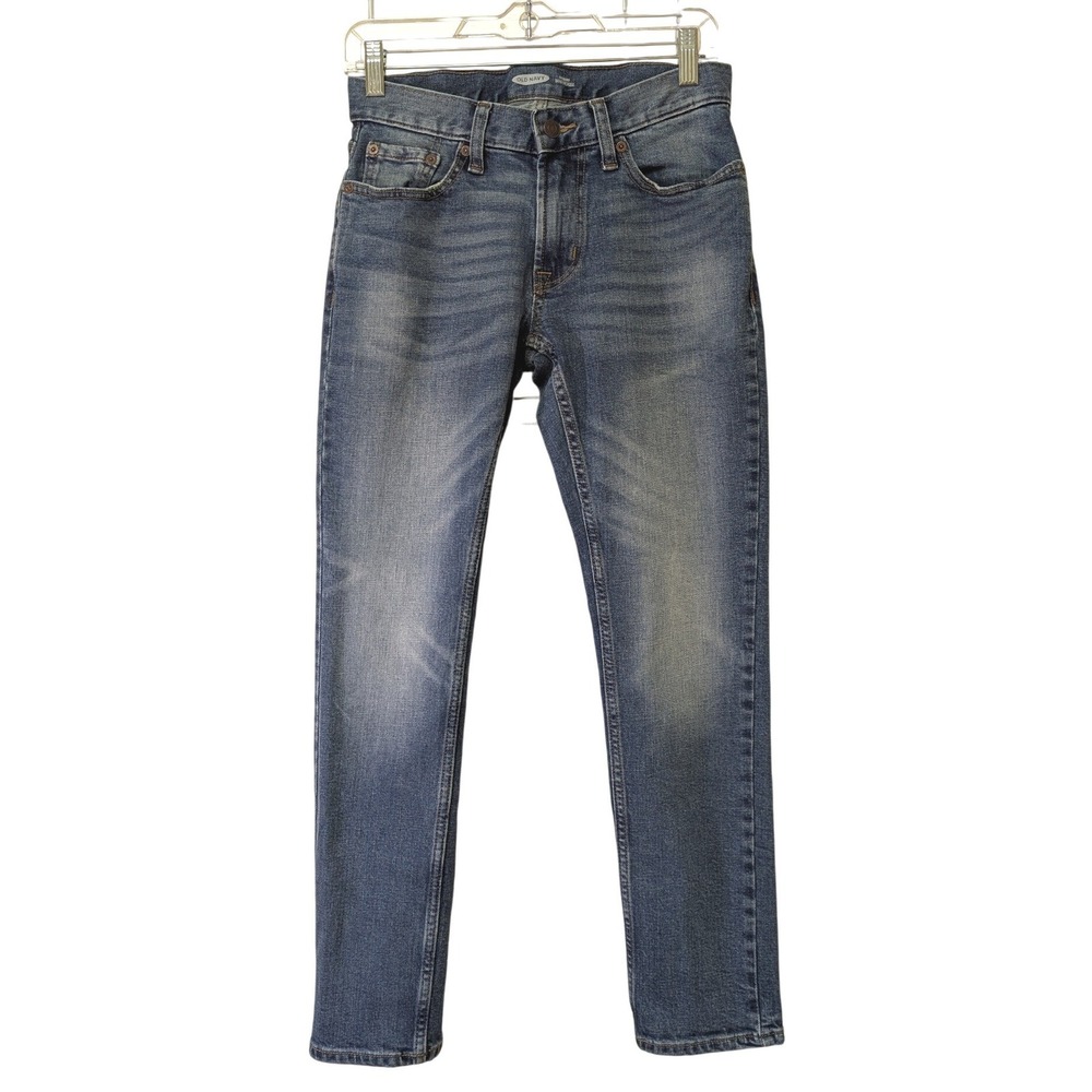 Old Navy Men's 28x30 Stretch Skinny Medium Wash 5 Pocket Denim Jeans